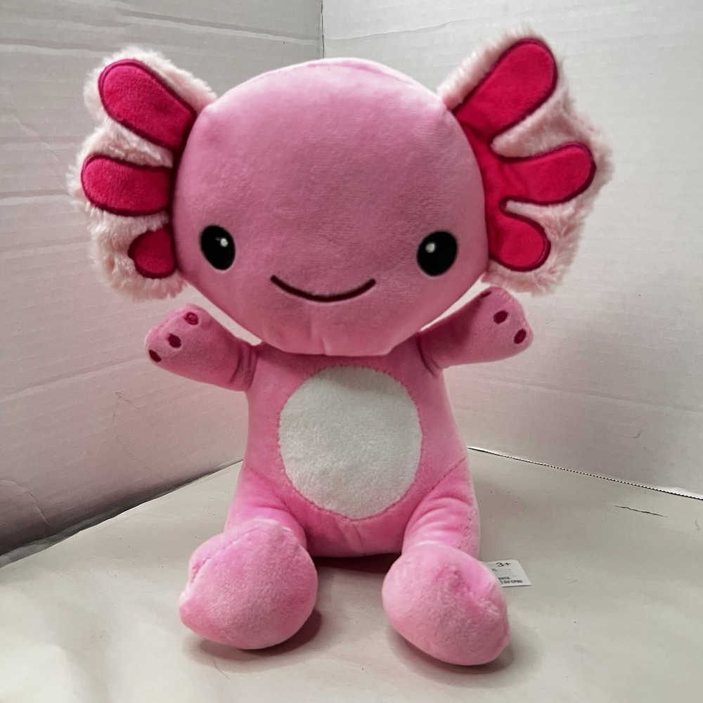 Fiesta Pink AXOLOTL 9" Snuggles Sitting Plush Stuffed‎ Animal